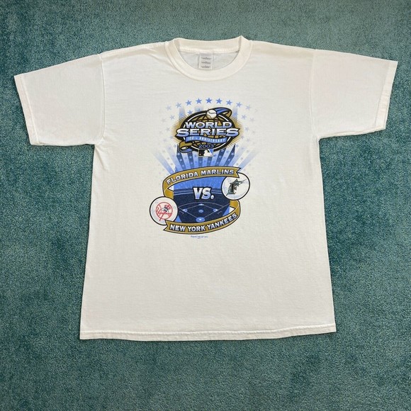 Gildan Other - VINTAGE Florida Marlins New York Yankees 2003 World Series Shirt Large Baseball